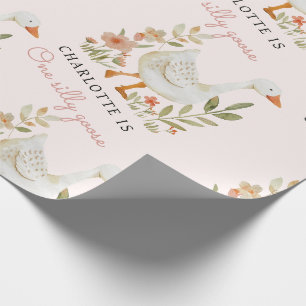Cadeau Papier d'enveloppement pour l'anniversaire d'oie