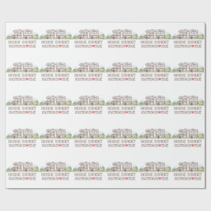 Cadeau Papier d'enveloppement pour maison à moteur doux