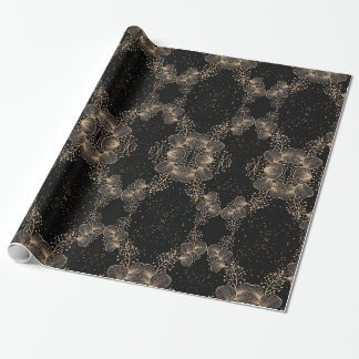 Cadeau Papier d'enveloppement pour voile d'or