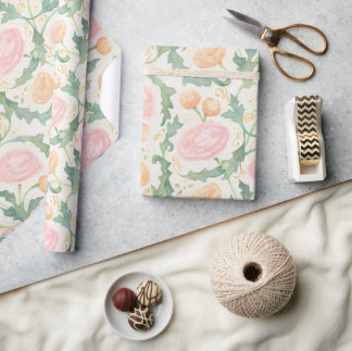 Cadeau Papier d'enveloppement radiant Ranunculus