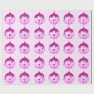 Cadeau Papier d'enveloppement rose ornement