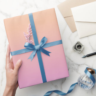 Cadeau Papier d'enveloppement rose violet de l'Ombre du c