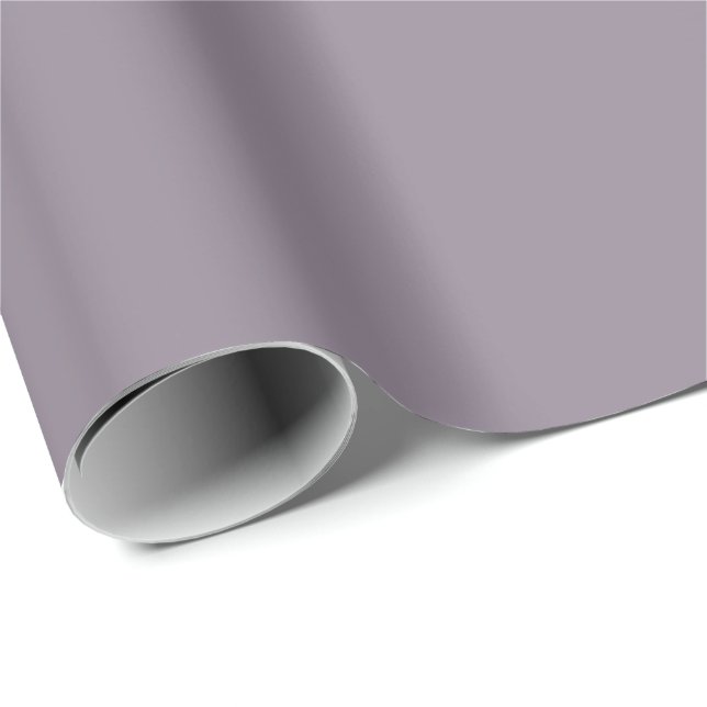 Cadeau Papier d'enveloppement solide Lilac violet (Coin rond)