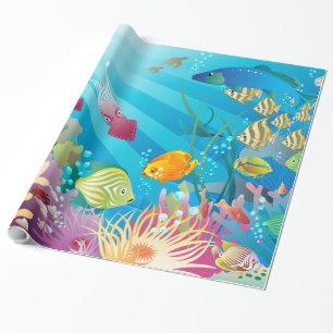 Cadeau Papier d'enveloppement sous-marin 2