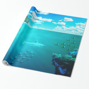 Cadeau Papier d'enveloppement sous-marin 23