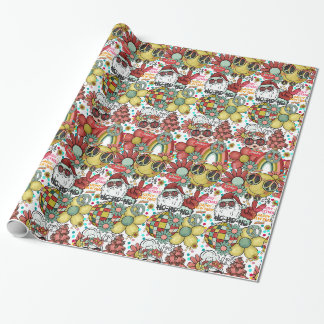 Cadeau Papier d'enveloppement Super de Noël de M.&Mme San