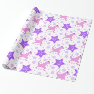 Cadeau Papier d'enveloppement Super Star de Dinosaur   Ro