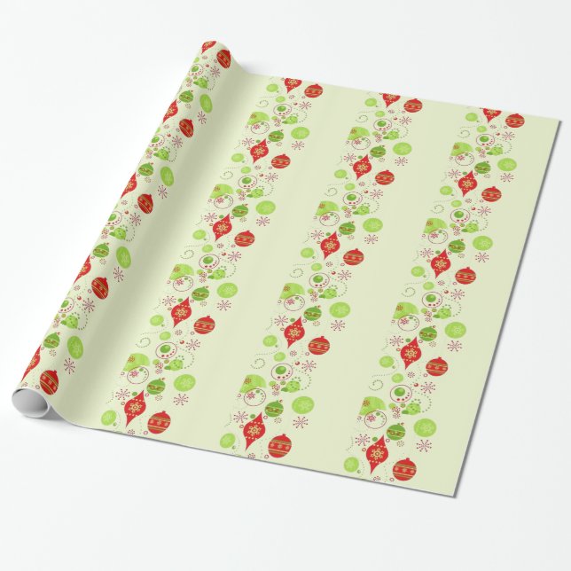 Cadeau Papier d'enveloppement tourbillonnant, 30 po x 6 p (Déroulé)