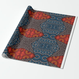 Cadeau Papier d'enveloppement tribal Motif africain audac