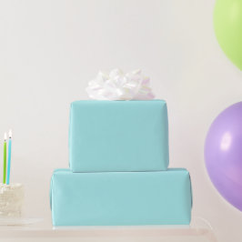Cadeau Papier d'enveloppement turquoise clair