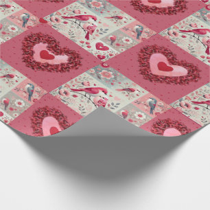 Cadeau Papier d'enveloppement Valentine
