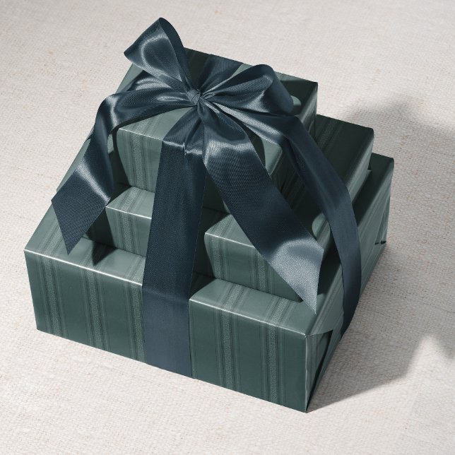 Cadeau Papier d'enveloppement vert vintage feuille (Créateur téléchargé)