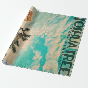 Cadeau Papier d'enveloppement vintage Joshua Tree