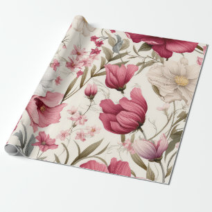 Cadeau Papier d'enveloppement vintage naturel chic