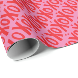 Cadeau Papier d'enveloppement XOXO Valentine's Day