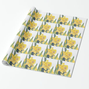 CADEAU PAPIER D'ÉTIQUETAGE DAFFODIL