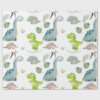 Cadeau Papier Dinosaure