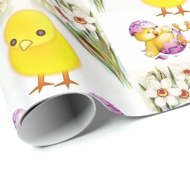 Cadeau Papier écorce de Pâques (Coin rond)