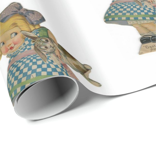 Cadeau Papier écorce de Pâques (Coin rond)