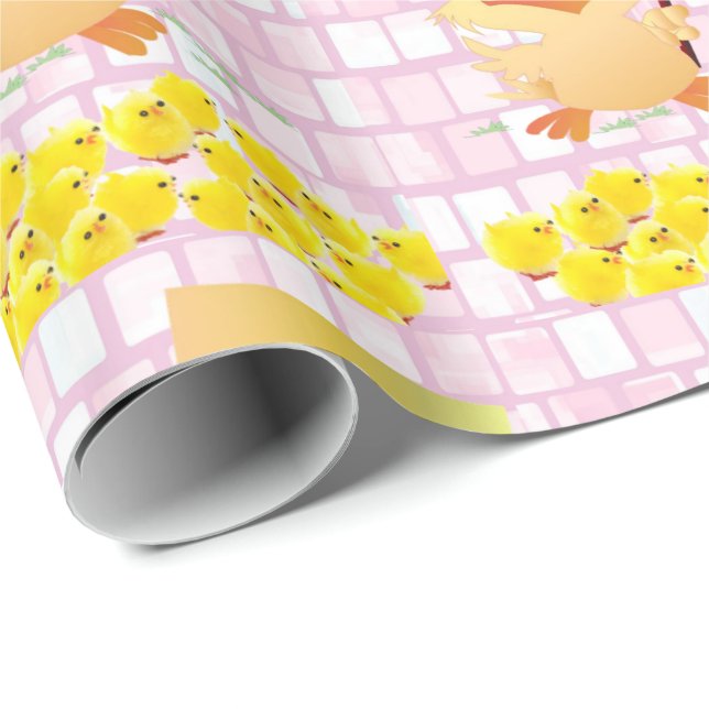 Cadeau Papier écorce de Pâques (Coin rond)