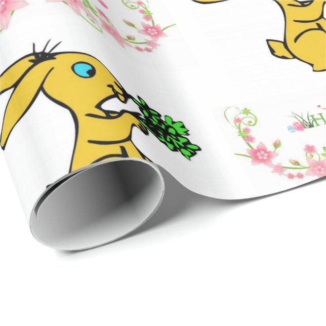 Cadeau Papier écorce de Pâques (Coin rond)