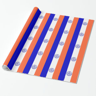 Cadeau Papier enveloppé avec Drapeau de New York