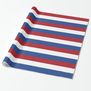 Cadeau Papier enveloppé avec Drapeau de Pays-Bas