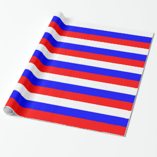 Cadeau Papier enveloppé avec Drapeau de Russie