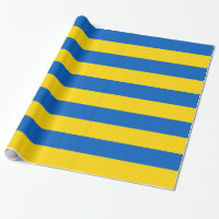 Papier enveloppé avec le drapeau de l'Ukraine