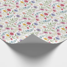 Papier Fleur sauvage de charme
