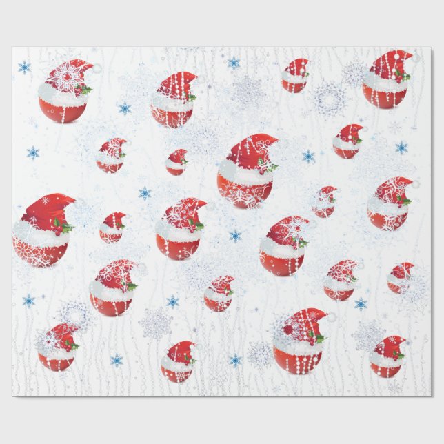 Cadeau Papier impressionnant de tomate de Noël (Plat)