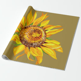 Cadeau Papier Mariage de tournesol