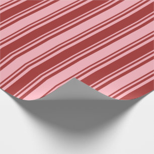 Cadeau Papier Motif à revêtement rose clair et Brown
