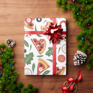 Cadeau Papier Motif de jour de pizza Fun Foody