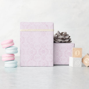 Cadeau Papier Motif d'enrobage de texture de Damas subtil