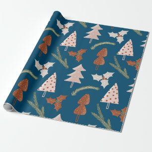 Cadeau Papier Motif nordique de Noël
