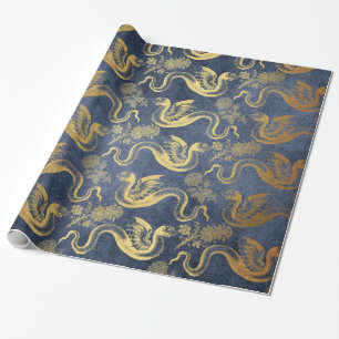 Cadeau Papier peint vintage de dragon d'imaginaire de