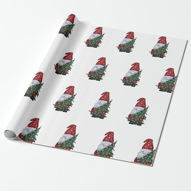 Cadeau Papier père Noël Wrapper (Déroulé)