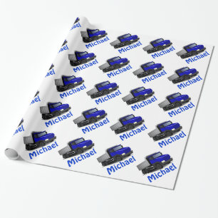 Cadeau Papier personnalisé de camion à benne basculante