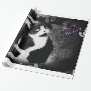 Cadeau Papier photo Tuxedo Kitten pour l'habillage d'obje