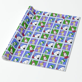 Cadeau Papier Westie Winter Whimsy
