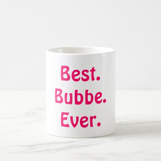 Cadeau parfait de la meilleure tasse de Bubbe pour (Centre)