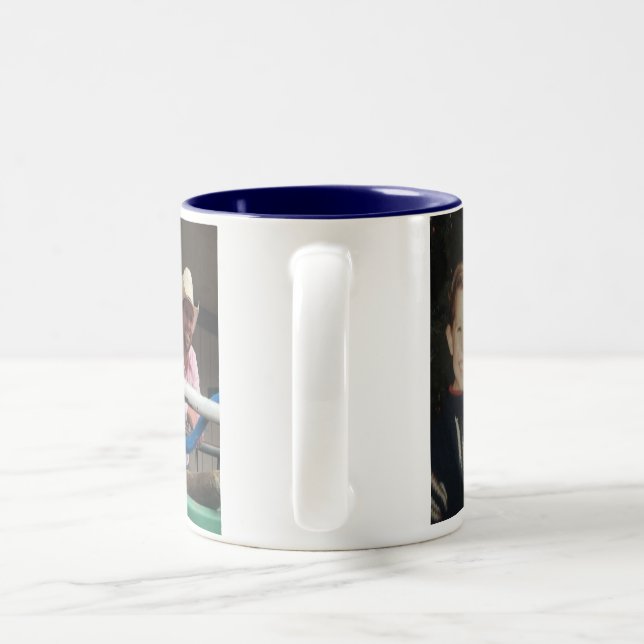 Cadeau parfait de tasse TwoTone de la coutume 11oz (Poignée)