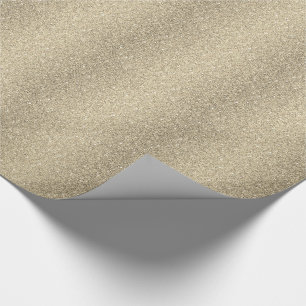 Cadeau Parties scintillant d'or Faux papier à envelopper