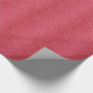 Cadeau Parties scintillantes rouges de Faux de papier