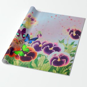 Cadeau PASSAGES EN Papier À ÉTOILES ROUGES
