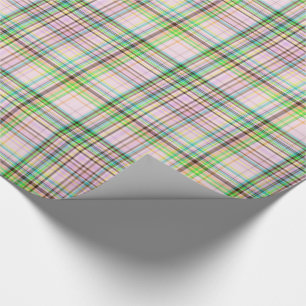 Cadeau Pastels au chocolat Plaid 7-Gift Papier à envelopp