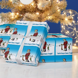 Cadeau père Noël Corpse Funny Zombie papier d'enveloppeme
