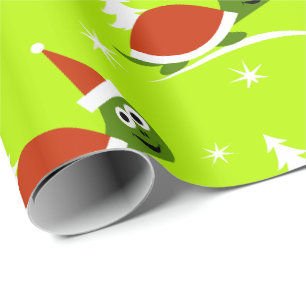 Cadeau père Noël Turtle Kids Papier d'enveloppement de 