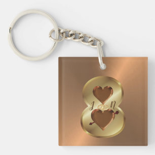 Cadeau personnalisé 8e anniversaire de bronze
